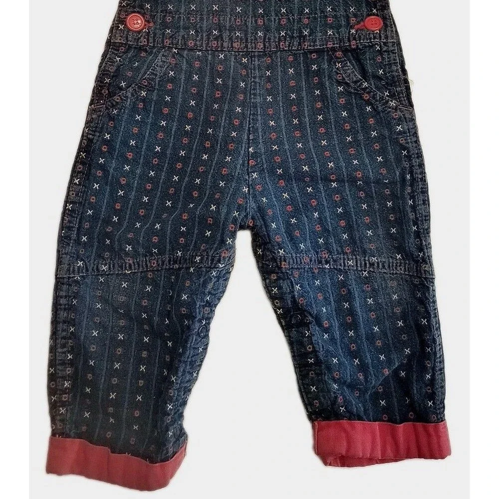 Vintage Osh Kosh B'Gosh Vesteak Blue Denim Overalls Boys 24M USA XOXO Designs